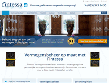 Tablet Screenshot of fintessa.nl